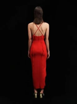 The Cora Midaxi Dress In Red -Solace Dress Shop 018 065 v2