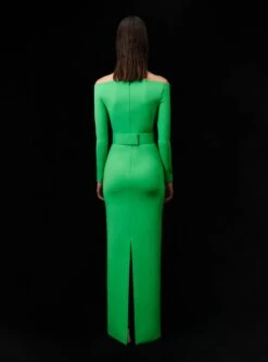 The Sabina Maxi Dress In Bright Green -Solace Dress Shop 020 024 v2 R1