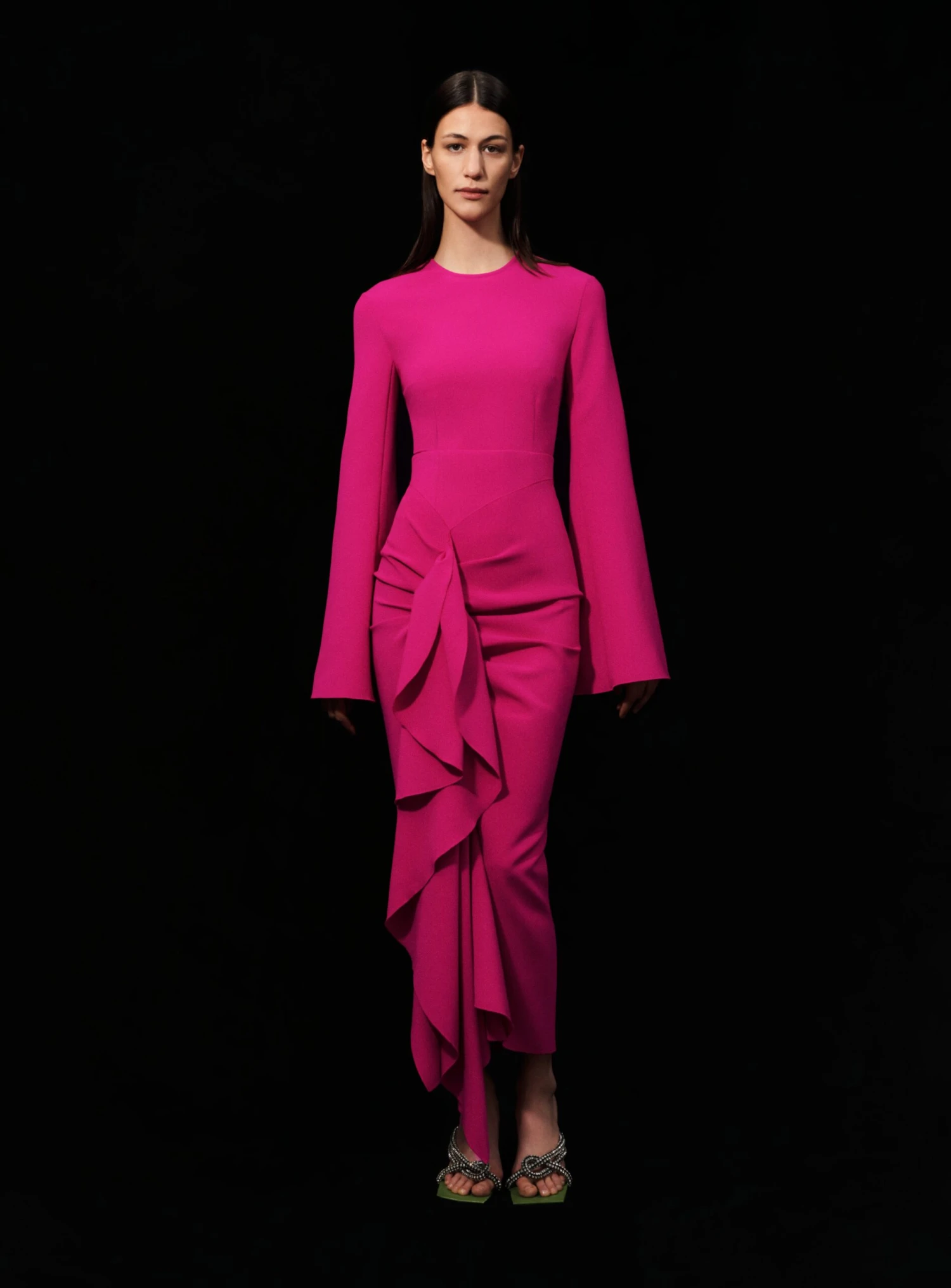 The Nahla Top In Fuchsia 4 The Nahla Top In Fuchsia - Image 2