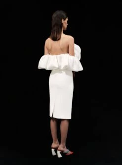 The Raina Midi Dress In Cream -Solace Dress Shop 026 030 v1