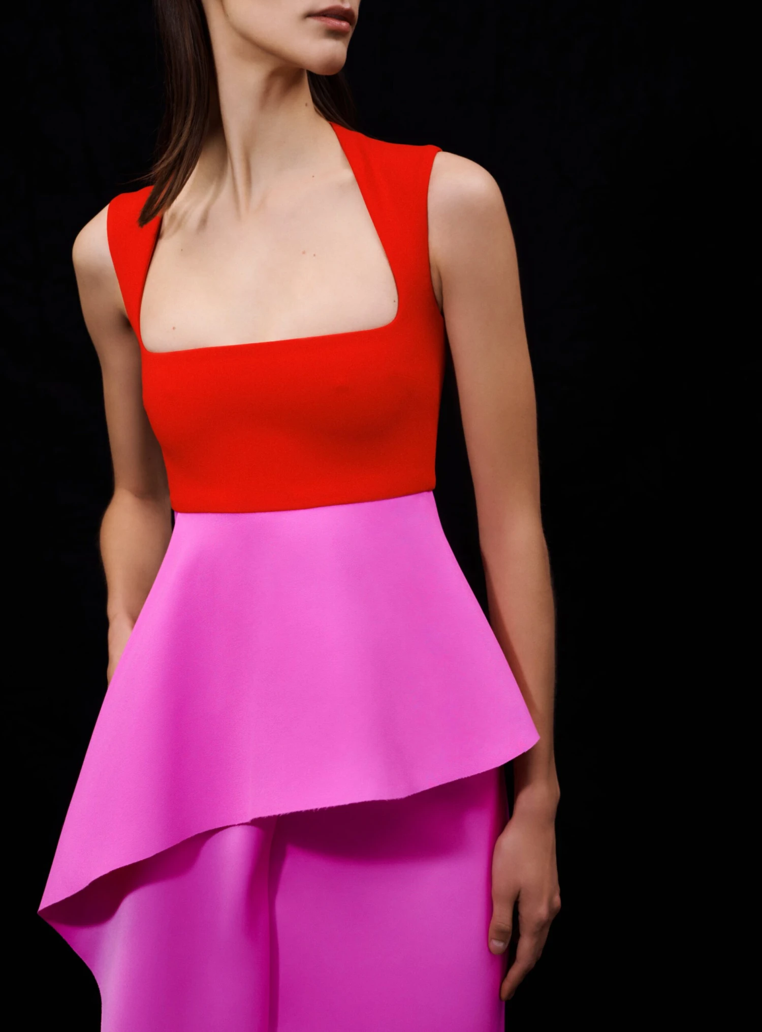 The Ally Maxi Dress In Royal Red & Pink 4 The Ally Maxi Dress In Royal Red & Pink - Image 2