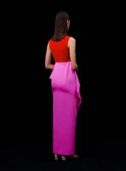 The Ally Maxi Dress In Royal Red & Pink 7 The Ally Maxi Dress In Royal Red & Pink -Solace Dress Shop 028 039 v1