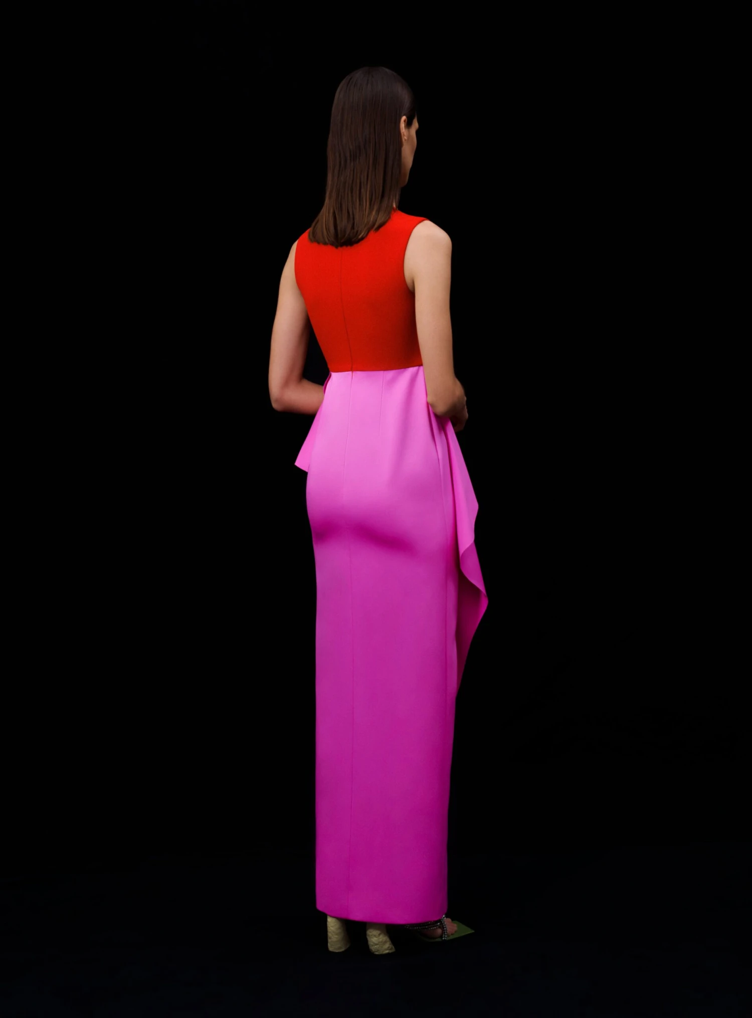 The Ally Maxi Dress In Royal Red & Pink 5 The Ally Maxi Dress In Royal Red & Pink - Image 3