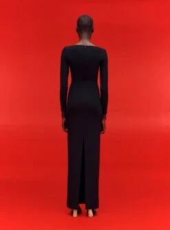 The Sanna Maxi Dress In Black -Solace Dress Shop 02 15 SolaceLondon 01 032 v1