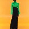 The Lia Maxi Dress In Bright Green & Black -Solace Dress Shop 02 19 SolaceLondon 07 006 v1