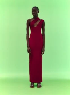 The Krista Maxi Dress In Mulberry -Solace Dress Shop 02 19 SolaceLondon 20 005 v1