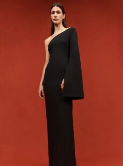 The Callie Maxi Dress In Black -Solace Dress Shop 036 095 v2