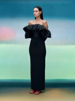 The Elson Maxi Dress In Black