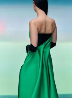 The Veronica Maxi Dress In Bright Green & Black -Solace Dress Shop 05 04 SolaceLondon PF21 03 054 v1
