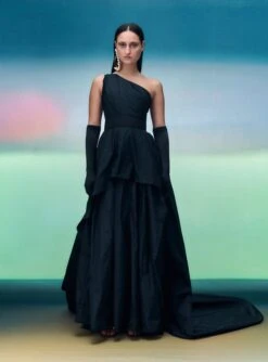 The Xelia Maxi Dress In Black -Solace Dress Shop 05 04 SolaceLondon PF21 07 012 v2 Lifted