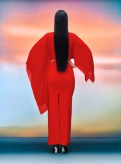 The Simone Maxi Dress In Red -Solace Dress Shop 05 04 SolaceLondon PF21 19 022 v1