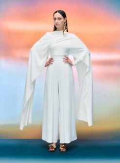 The Ida Trouser In Cream