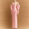 The Laylah Maxi Dress In Putty Pink -Solace Dress Shop 101 OS43021 LAYLAH MAXI DRESS PUTTYPINK 003 R1