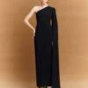 The Sylvia Maxi Dress In Black