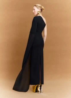 The Sylvia Maxi Dress In Black -Solace Dress Shop 107 OS43022 SYLVIA MAXI DRESS BLACK 054 R1