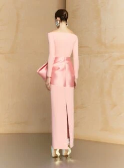 The Kori Maxi Dress In Putty Pink -Solace Dress Shop 10 OS42025 KORI MAXI DRESS PUTTY PINK 033 R1