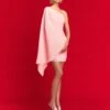 The Layne Mini Dress In Powder Pink
