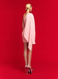 The Layne Mini Dress In Powder Pink -Solace Dress Shop 11 OS44026 LAYNE MINI DRESS POWDER PINK 097 UR