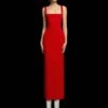 The Joni Maxi Dress In Red -Solace Dress Shop 12 OS31079 JONI MAXI DRESS RED 013 R1b