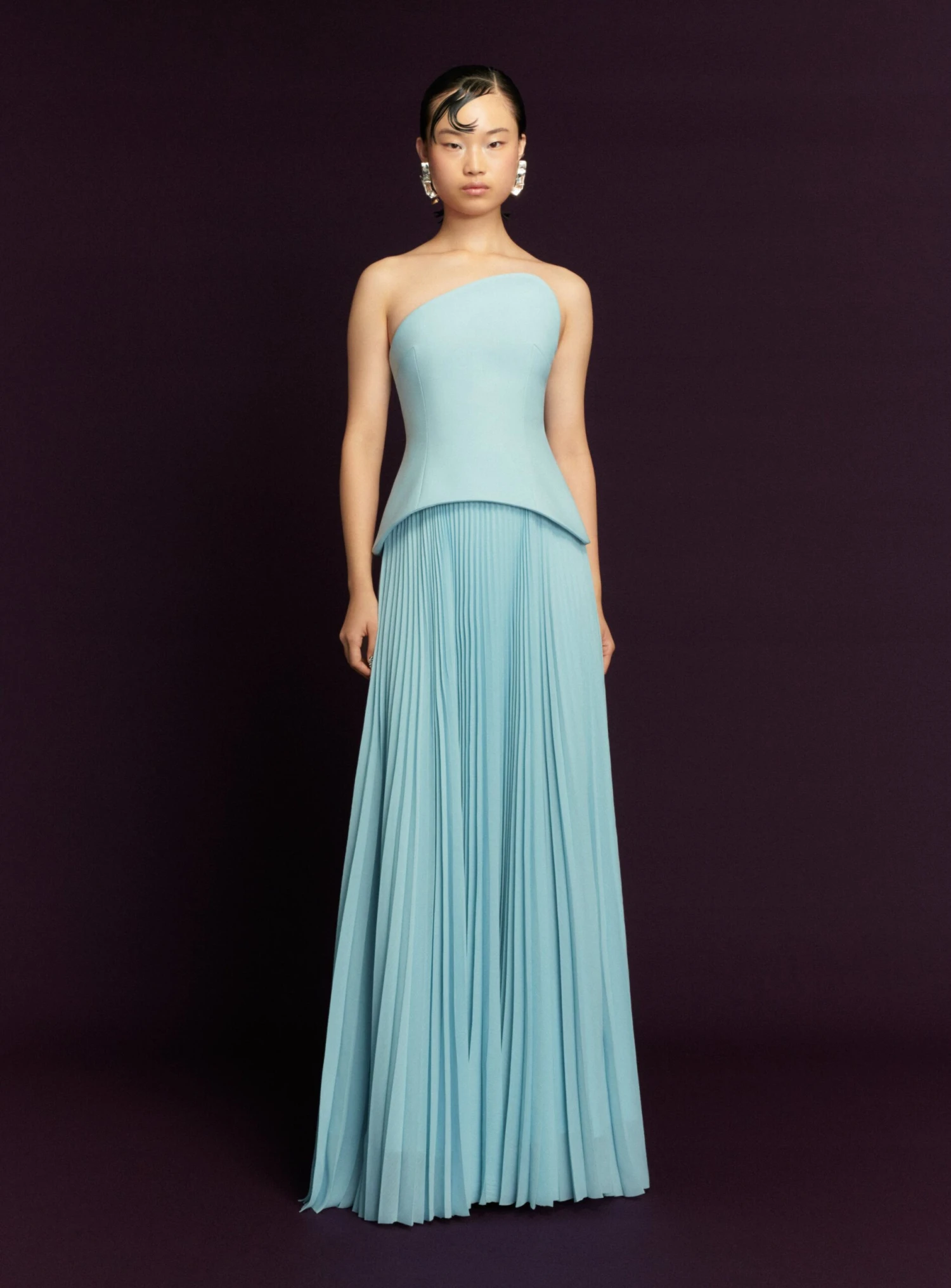 The Britt Maxi Dress In Arctic Blue 3 The Britt Maxi Dress In Arctic Blue