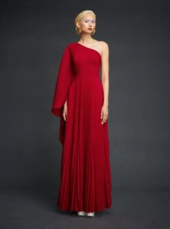 The Maci Maxi Dress In Ruby