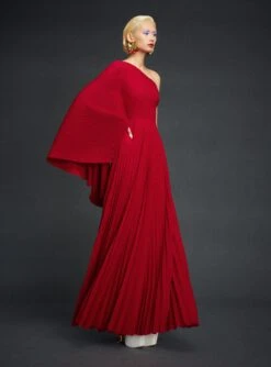 The Maci Maxi Dress In Ruby -Solace Dress Shop 13 OS43001 MACI MAXI DRESS RUBY 061 R1