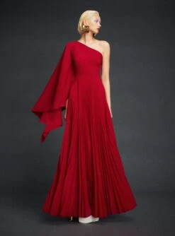 The Maci Maxi Dress In Ruby -Solace Dress Shop 13 OS43001 MACI MAXI DRESS RUBY 093 R1