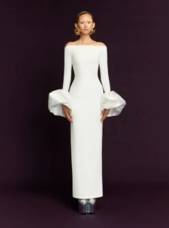 The Talia Maxi Dress In Cream