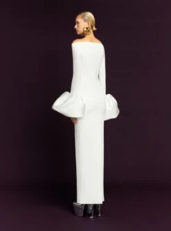 The Talia Maxi Dress In Cream -Solace Dress Shop 16 OS40014 TALIA MAXI DRESS CREAM 051 R1