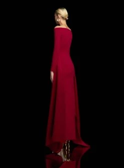 The Irma Maxi Dress In Ruby -Solace Dress Shop 17 OS39020 IRMA MAXI DRESS RUBY 143 R1