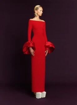 The Talia Maxi Dress In Red -Solace Dress Shop 18 OS40014 TALIA MAXI DRESS RED 026 R1