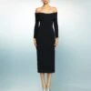 The Yuni Midi Dress In Black 1 The Yuni Midi Dress In Black -Solace Dress Shop 18 OS45010 YUNI MIDI DRESS BLACK 016 R1