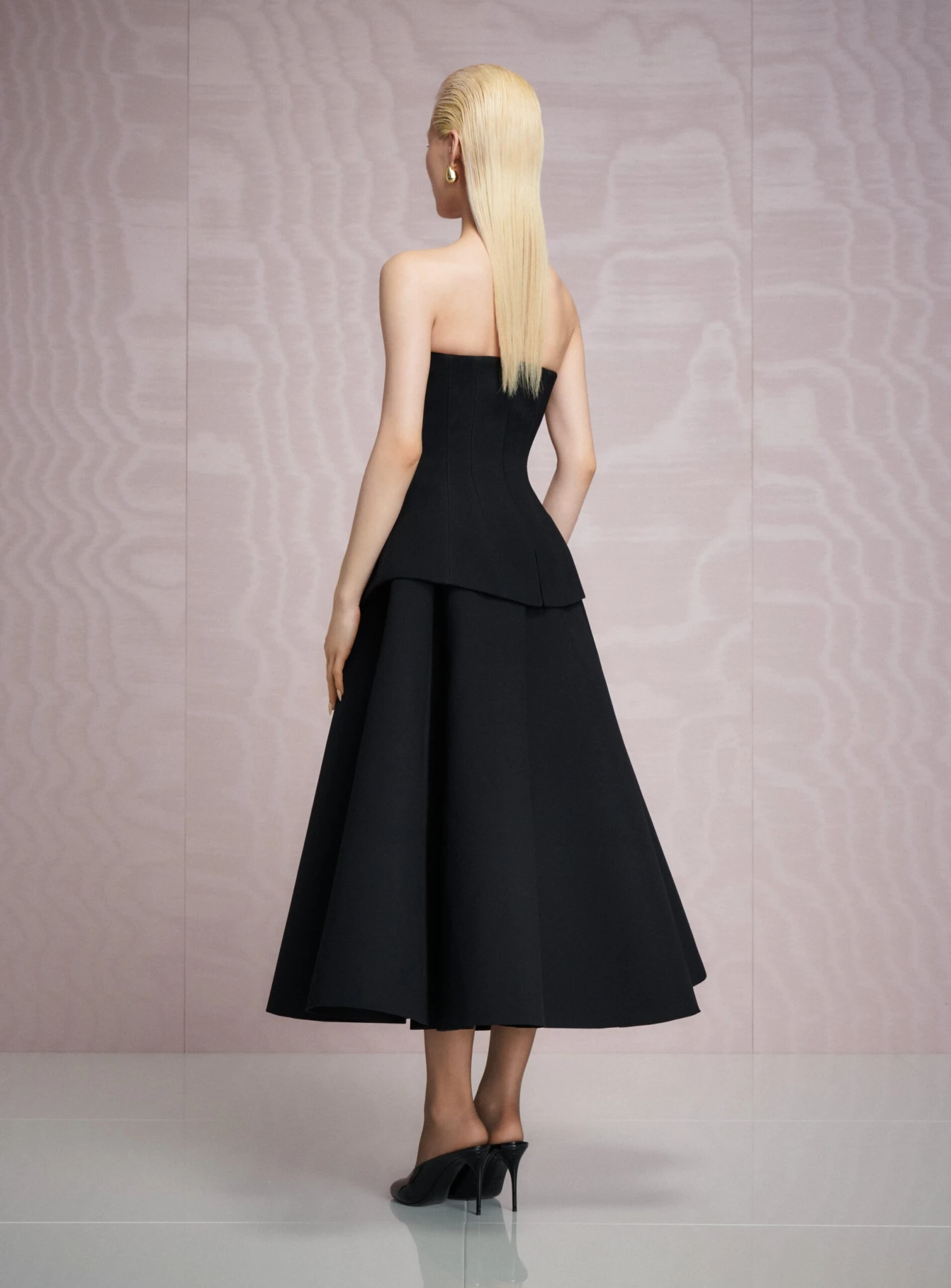 The Ada Midi Dress In Black 5 The Ada Midi Dress In Black - Image 3