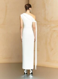 The Irina Maxi Dress In Cream -Solace Dress Shop 19 OS45020 IRINA MAXI DRESS CREAM 039 R1