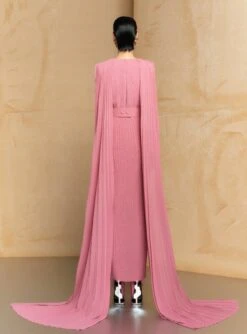 The Tavia Maxi Dress In Peony Pink -Solace Dress Shop 1 OS45016 TAVIA MAXI DRESS PEONY PINK 055 R1