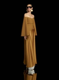 The Rina Maxi Dress In Gold -Solace Dress Shop 20 OS39001 RINA MAXI DRESS GOLD 066 R1