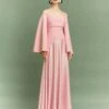 The Rina Maxi Dress In Putty Pink 1 The Rina Maxi Dress In Putty Pink -Solace Dress Shop 20 OS39001 RINA MAXI DRESS PUTTY PINK 009 R1