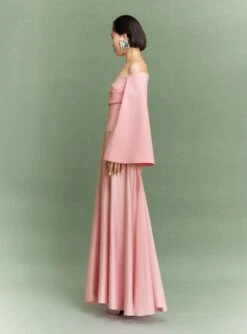 The Rina Maxi Dress In Putty Pink -Solace Dress Shop 20 OS39001 RINA MAXI DRESS PUTTY PINK 059 R1