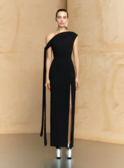 The Irina Maxi Dress In Black
