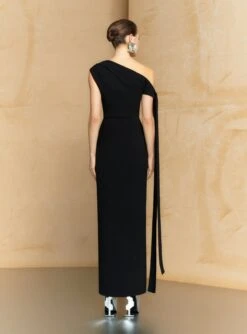 The Irina Maxi Dress In Black -Solace Dress Shop 20 OS45020 IRINA MAXI DRESS BLACK 070 R1