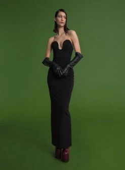 The Audrey Maxi Dress In Black