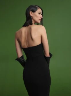 The Audrey Maxi Dress In Black -Solace Dress Shop 211117 SolaceLondon PF22 Look 07 047 v1