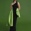 The Calla Maxi Dress In Black & Chartreuse 1 The Calla Maxi Dress In Black & Chartreuse -Solace Dress Shop 211117 SolaceLondon PF22 Look 09 026 v1