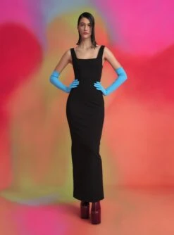 The Ola Maxi Dress In Black