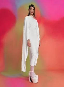 The Tilda Midi Dress In Cream 7 The Tilda Midi Dress In Cream -Solace Dress Shop 211117 SolaceLondon PF22 Look 14 008 v1