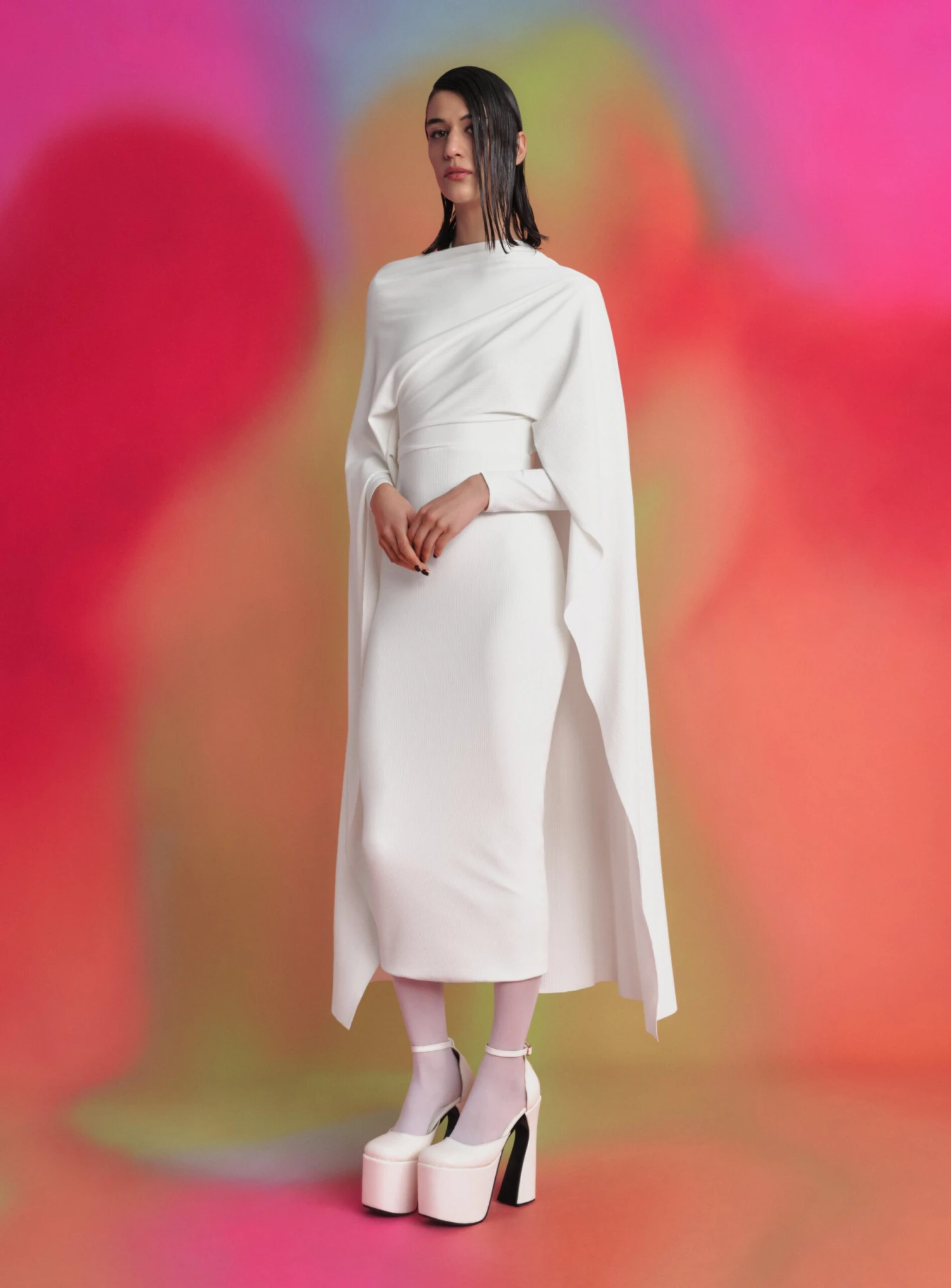 The Tilda Midi Dress In Cream 5 The Tilda Midi Dress In Cream - Image 3