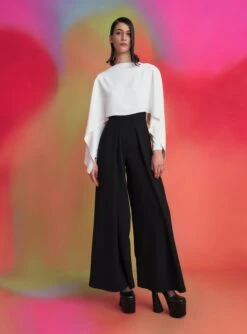 The Lara Jumpsuit In Cream & Black