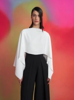 The Lara Jumpsuit In Cream & Black -Solace Dress Shop 211117 SolaceLondon PF22 Look 16 029 v1