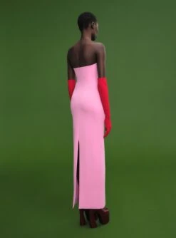 The Audrey Maxi Dress In Bubblegum -Solace Dress Shop 211118 SolaceLondon PF22 Look 20 032 v2