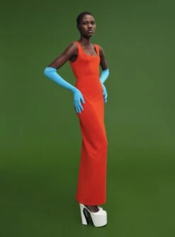 The Ola Maxi Dress In Copper 7 The Ola Maxi Dress In Copper -Solace Dress Shop 211118 SolaceLondon PF22 Look 21 027 v2